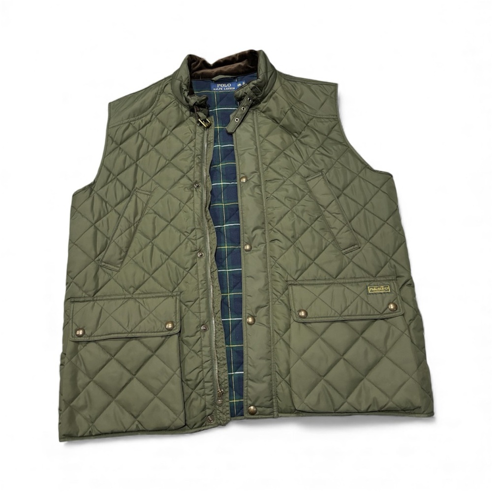 Polo Ralph Lauren Olive Green Quilted Men's Vest